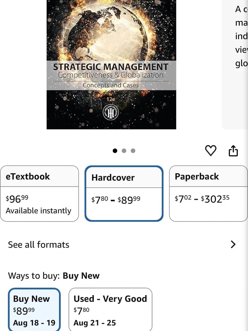 N/A hardcover strategic